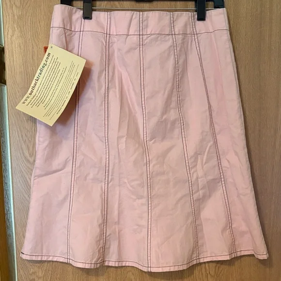 Elegant Pink A-Line Skirt - Picture 3 of 3